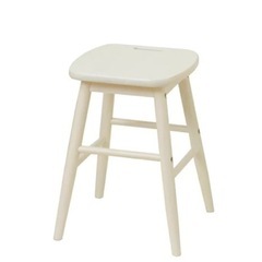 新品未使用　開封済み　木製スツール　