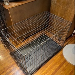 US   犬用ケージ ダブルドア  中型犬