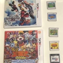 3DS・DSソフト　マリオ/逆転裁判/キングダムハーツ