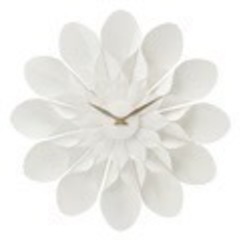 【Francfranc】シェリー ウォールクロック ホワイト