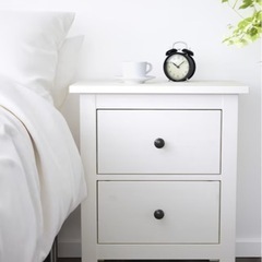 【予約中】IKEA チェスト（引き出し×2）HEMNES の画像