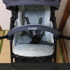 【引越のため一時募集中断】2021年購入 コンビ(Combi) SGマーク付き スゴカルSwitch エッグショック XL / スタンダードモデル コンビ A型ベビーカー 色:ネイビーの画像