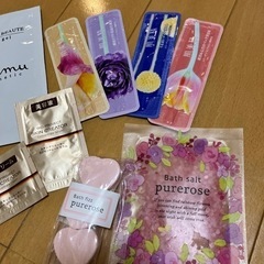 試供品・バスソルト・せっけんなどの画像