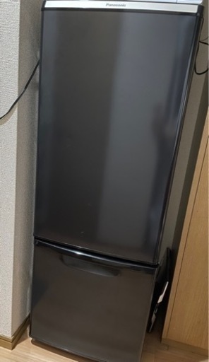 Panasonic/パナソニック NR-BW17DJ-K 168L 2ドア冷蔵庫 ブラック Joshinモデル 2020年製