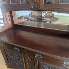 アンティーク キャビネット アンティーク家具 リビング キッチン マホガニー ヴィンテージ レトロ イギリス 英国の画像