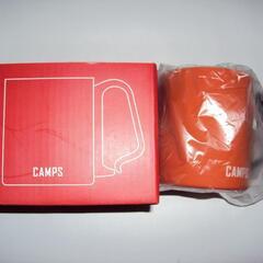 【未使用品】CAMPS カラビナステンレスマグ オレンジ 220...