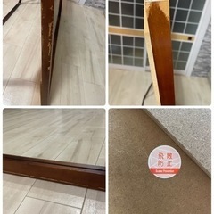 【お値下げ】家具　姿見　木製超ジャンボミラー の画像