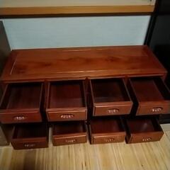 唐木家具、薬箪笥、12杯、チェスト、花梨、小物入れ、収納家具