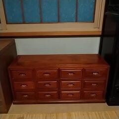 唐木家具、薬箪笥、12杯、チェスト、花梨、小物入れ、収納家具