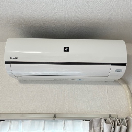 【超美品】SHARPプラズマクラスター搭載、自動洗浄エアコン