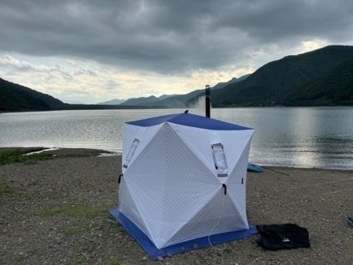 簡単ポップアップ自立式テントサウナ+薪ストーブセット