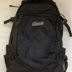 Coleman コールマン　バックパック　リュック 中古
　黒　　の画像