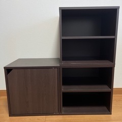 木製カラーボックスの画像