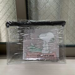【新品】スヌーピークリアポーチ