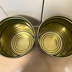 ペール缶　空き缶  20リットル　2セットの画像