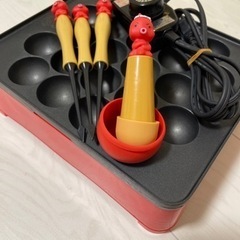 たこ焼き器(中古)、ピック、油塗り付き