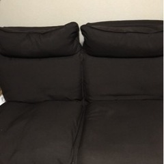 無印良品　リクライニング　2人掛けソファ