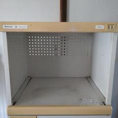 National　オーブン電子レンジ　キッチンキャビネットの画像