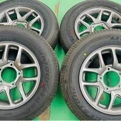 JB64 ジムニー 新古車外し 純正ホイールタイヤ 4本セット