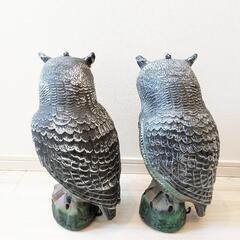 鳥よけ　ふくろう　2体セットの画像