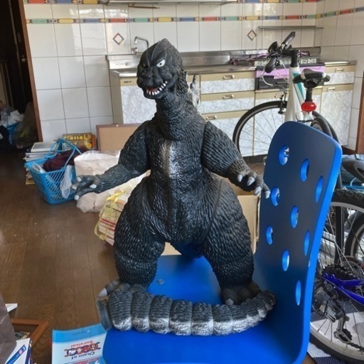 【破損あり】THEゴジラ・高さ45cm・全長60cm・バンダイ日本製品★