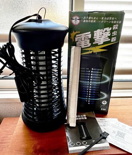 電撃殺虫器 encologi コバエ取り 未使用 付属品あり