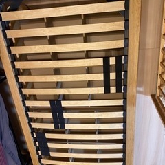 【受付中】無印良品シングルベッドの画像