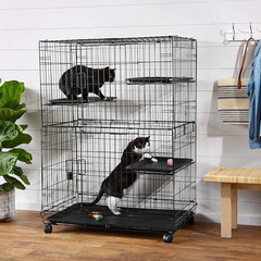 猫のケージ、3段Amazonベーシック(未使用、開封済み)の画像