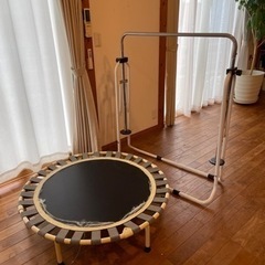 休止中　トランポリン　鉄棒　室内遊び