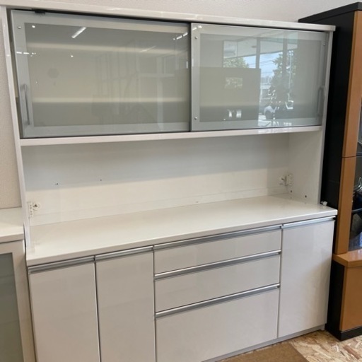 キッチンボード 食器棚 w180cm　家具 収納家具 食器棚、キッチン収納