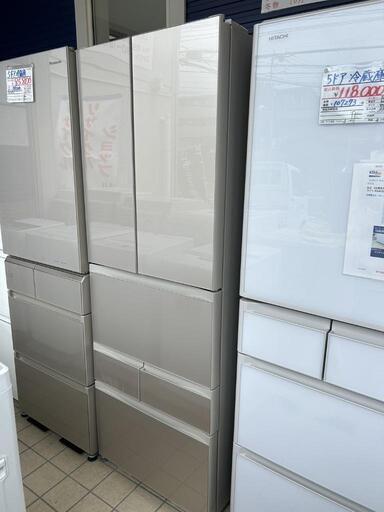 ★【東芝】6ドア冷蔵庫  462L  2018年製［GR-469F-D］ガラストップ  キッチン家電【3か月保証★配達に設置込】自社配送時代引き可※現金、クレジット、スマホ決済対応※