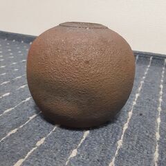 越前焼　壺の画像