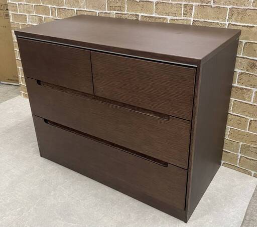 Karimoku カリモク ドロアーチェスト 3段 87.5cm ダークブラウン