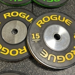 Rogue バンパープレート 15kg 2枚1セット