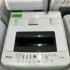 早い者勝ち大セール‼️‼️＋ご来店時、ガン×2お値引き‼️Hisense(ハイセンス) 2016年製 4.5kg 洗濯機?