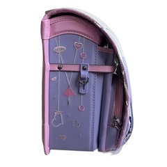新品】ランドセル パープル 軽量 女の子 クラリーノ 防水 刺繍