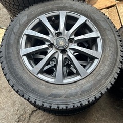 ⑦アルミタイヤ4本セット　155/80R14