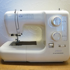 【受け渡し者様が決まりました】JANOME電子ミシン 2860の画像