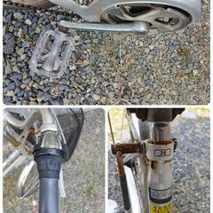 「値下げ」自転車 26 ノーパンクタイヤ 6段切替の画像