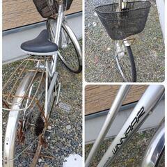 「値下げ」自転車 26 ノーパンクタイヤ 6段切替の画像