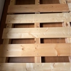 すのこ　パレットベッド　diy 木材の画像