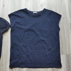 セット！ROPEカーディガンとGUフレンチスリーブtシャツの画像