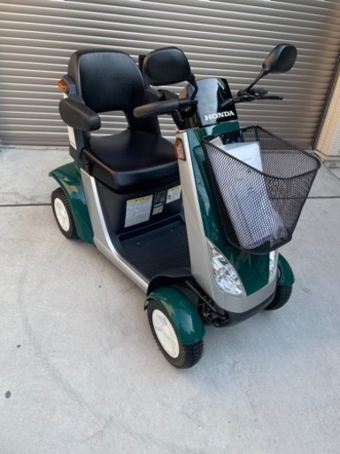 春日井市から★極美品です！ホンダ 電動車 セニアカー モンパル DXタイプ ML200 グリーン　シニアカー　引き取り
