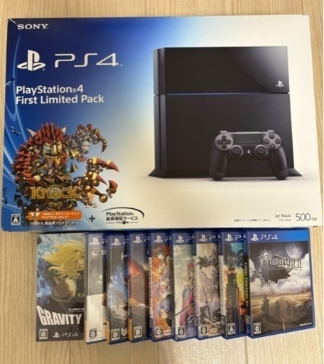 ps4本体+ソフト9本