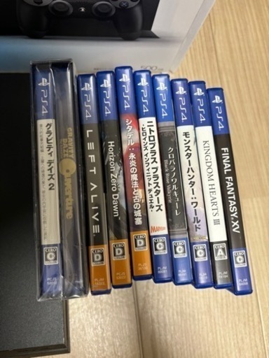 ps4本体+ソフト9本