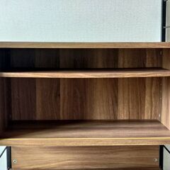 【6/22まで】ガラス扉棚　フリーシェルフ【NSヨーク】ボックスユニット【収納】【ラック】の画像