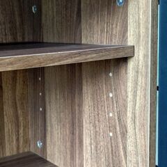 【6/22まで】ガラス扉棚　フリーシェルフ【NSヨーク】ボックスユニット【収納】【ラック】の画像