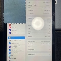 iPad mini6 64GB WiFiモデル スペースグレイの画像