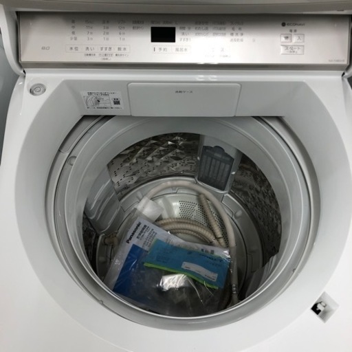 Panasonic 全自動洗濯機　NA-FA80H8 2021年製　44,000円