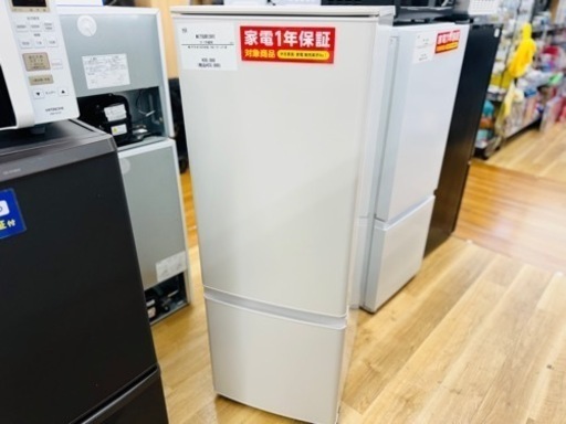 【1年保証対象商品】MITSUBISHI（三菱）2ドア冷蔵庫　MR-P17H-W　2023年製